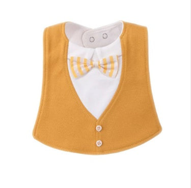 ✨ Luxe Gentleman Tuxedo Bib – Elegant & Waterproof Baby Bib ✨