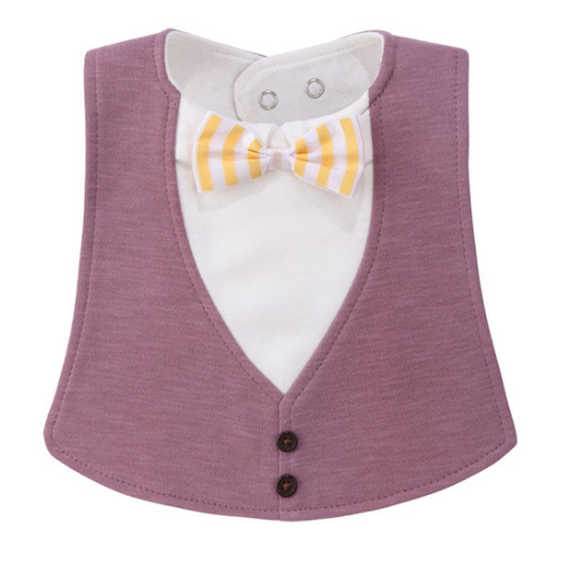 ✨ Luxe Gentleman Tuxedo Bib – Elegant & Waterproof Baby Bib ✨