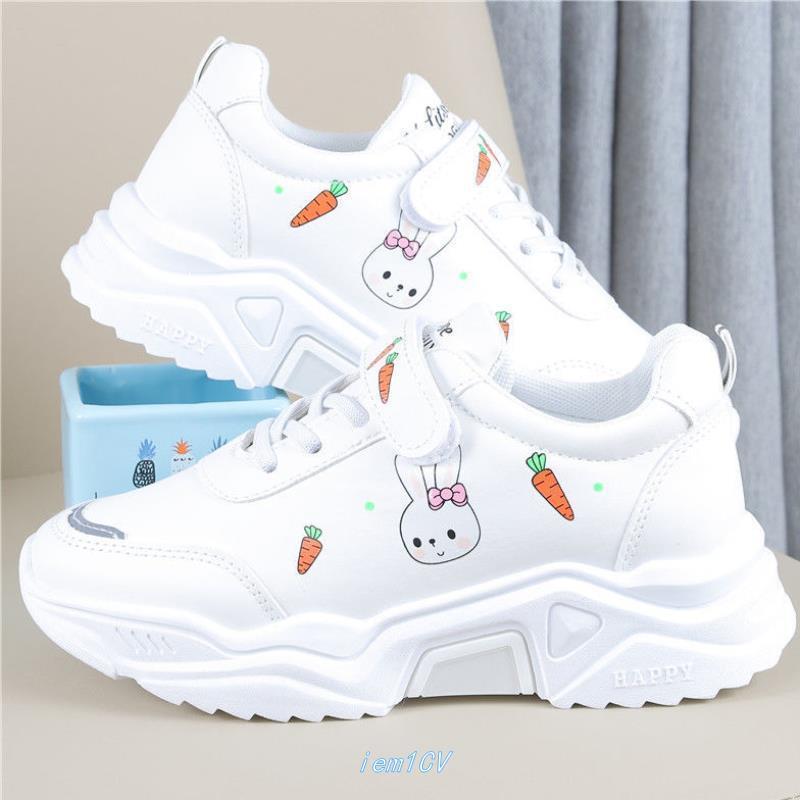 Step into cuteness with our Adorable Bunny Sneakers! Breathable PU material, cushioned support, and a playful bunny print make them perfect for active kids.