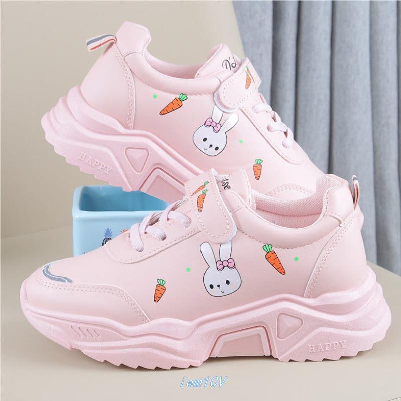 Step into cuteness with our Adorable Bunny Sneakers! Breathable PU material, cushioned support, and a playful bunny print make them perfect for active kids.
