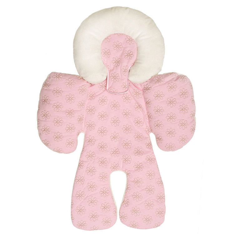 Ensure ultimate comfort & safety with the Luxe Baby Head & Body Support Cushion. Breathable, ergonomic & ultra-soft, perfect for strollers & car seats.