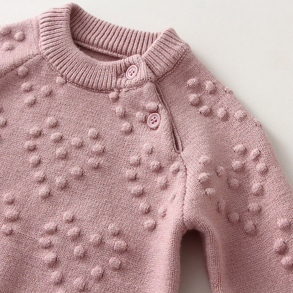 Keep your little one warm and stylish with our ultra-soft knitted sweater and pants set. Featuring delicate heart details and a cozy fit, it’s the perfect blend of comfort and charm!