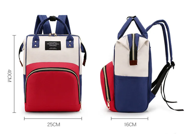 Stay organised on the go with our stylish, waterproof diaper backpack. Spacious compartments for all your baby essentials!