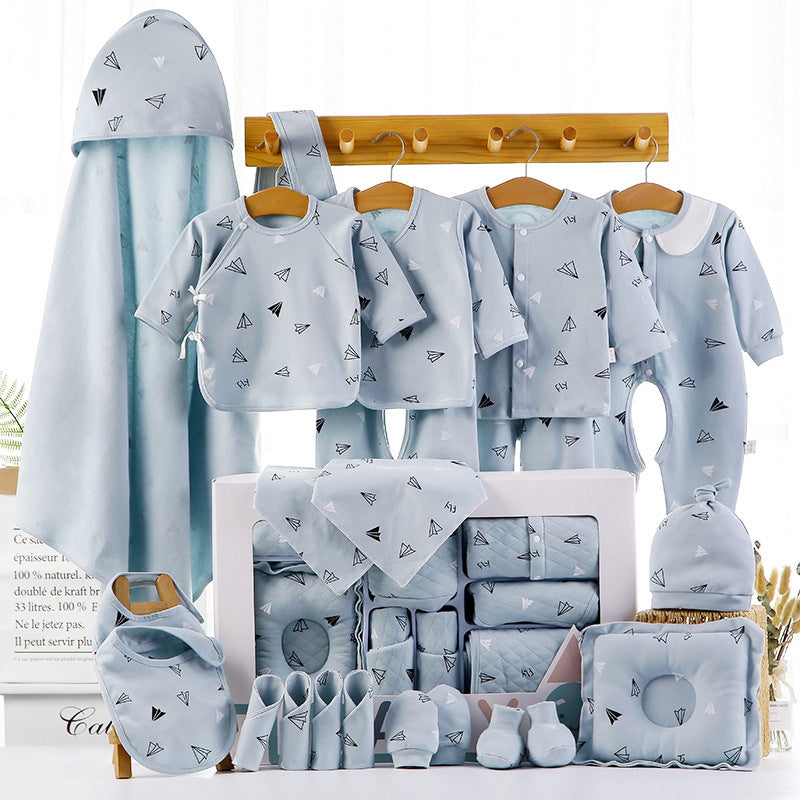 Welcome your little one with our luxury cotton newborn gift set—a premium collection of soft, breathable essentials in a beautifully designed keepsake box. The perfect baby shower gift!