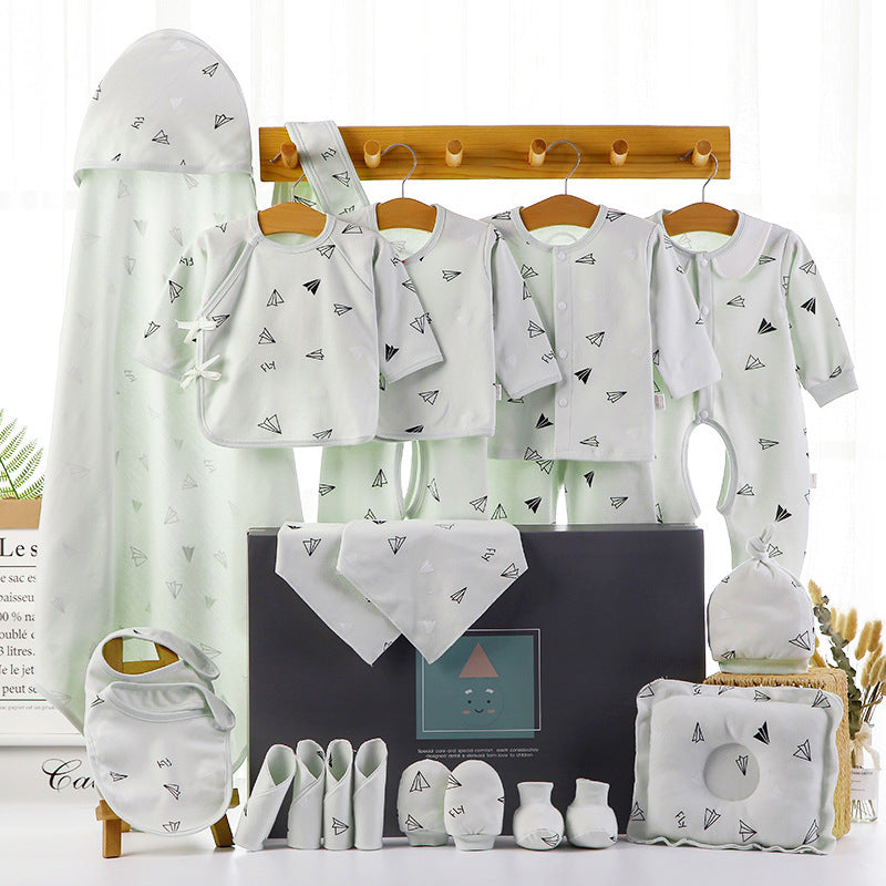 Welcome your little one with our luxury cotton newborn gift set—a premium collection of soft, breathable essentials in a beautifully designed keepsake box. The perfect baby shower gift!