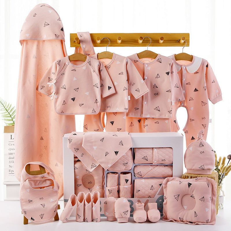 Welcome your little one with our luxury cotton newborn gift set—a premium collection of soft, breathable essentials in a beautifully designed keepsake box. The perfect baby shower gift!