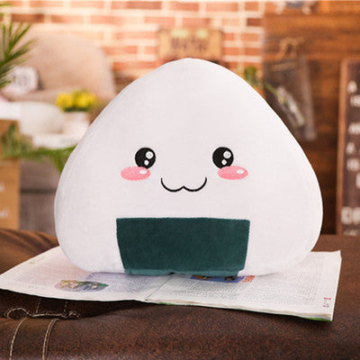 Snuggle up with this cute onigiri plush pillow! Super soft, huggable, and available in multiple sizes – the perfect cuddly companion or kawaii room décor.
