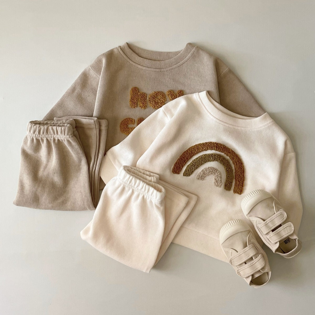 Keep your baby warm & stylish with this adorable two-piece outfit. Soft, breathable & perfect for all-day comfort!