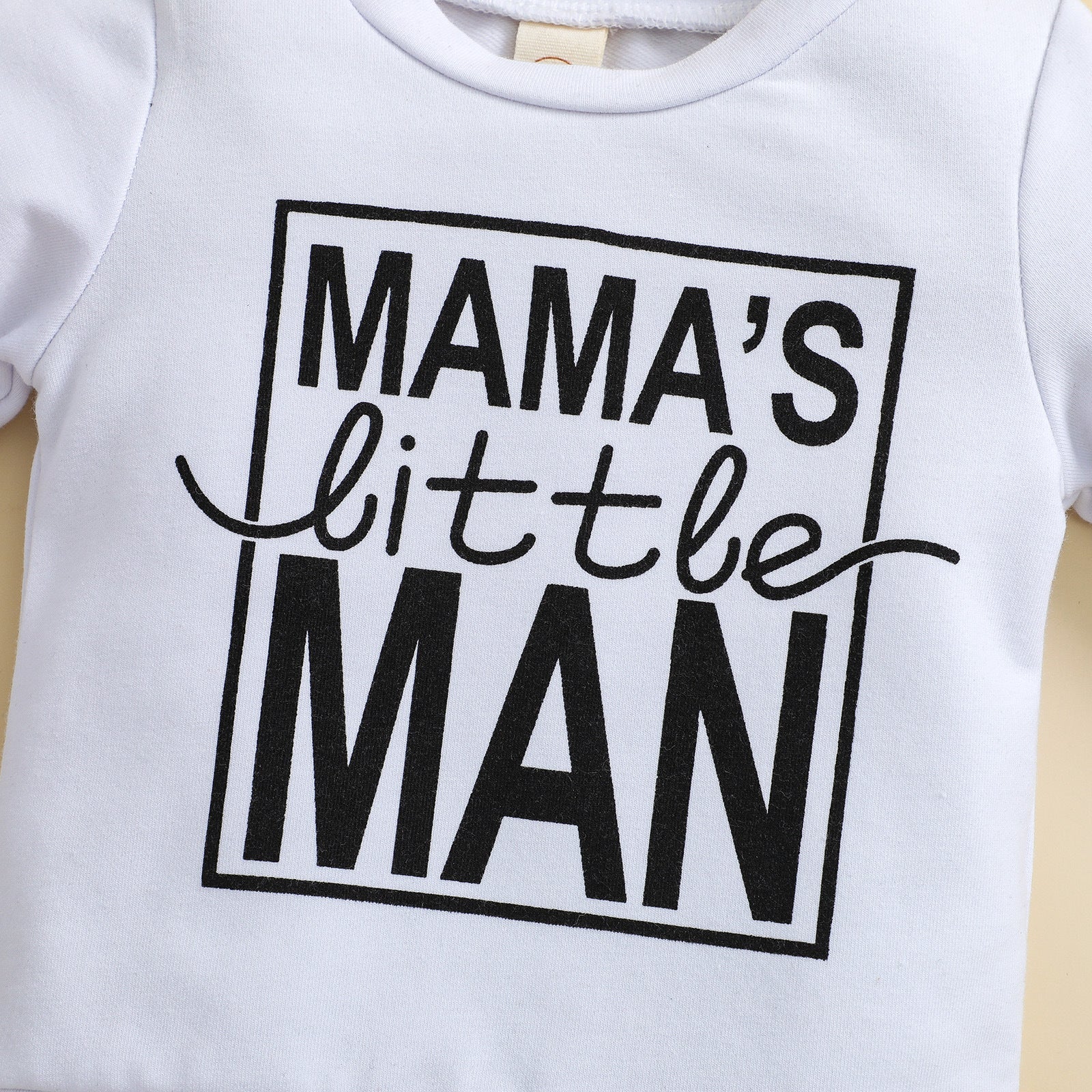 Keep your little one stylish & cozy with the Luxe "Mama’s Little Man" Cotton Sweatshirt! Soft, breathable & trendy, available in black, white & brown.