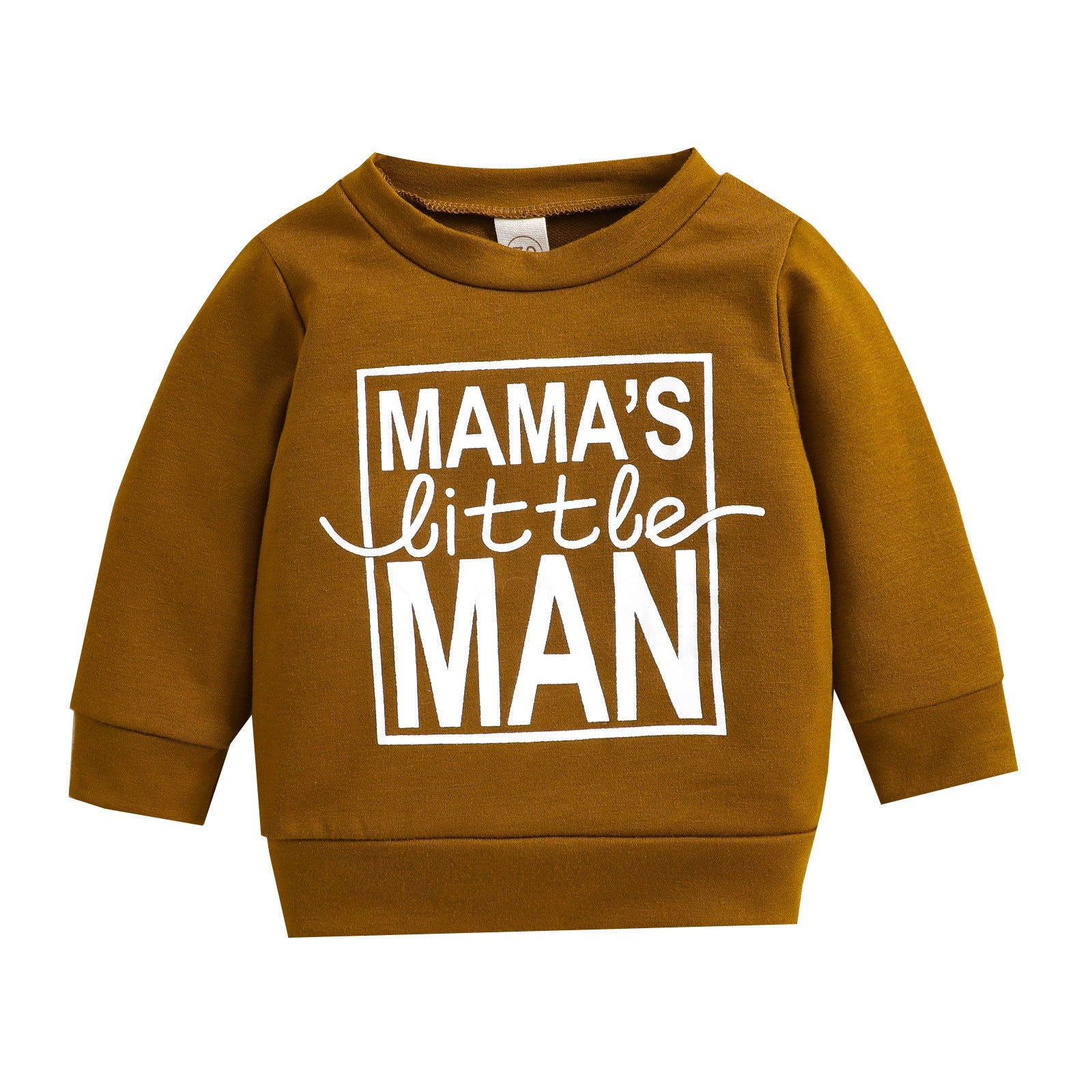Keep your little one stylish & cozy with the Luxe "Mama’s Little Man" Cotton Sweatshirt! Soft, breathable & trendy, available in black, white & brown.