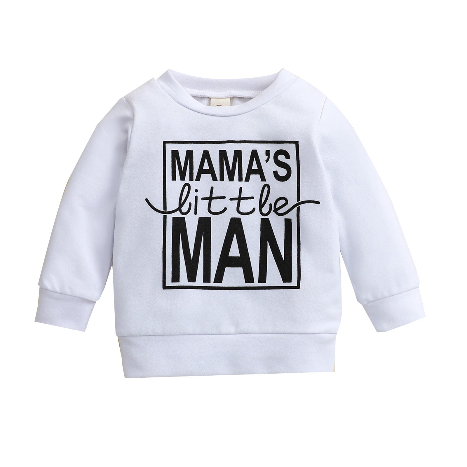 Keep your little one stylish & cozy with the Luxe "Mama’s Little Man" Cotton Sweatshirt! Soft, breathable & trendy, available in black, white & brown.