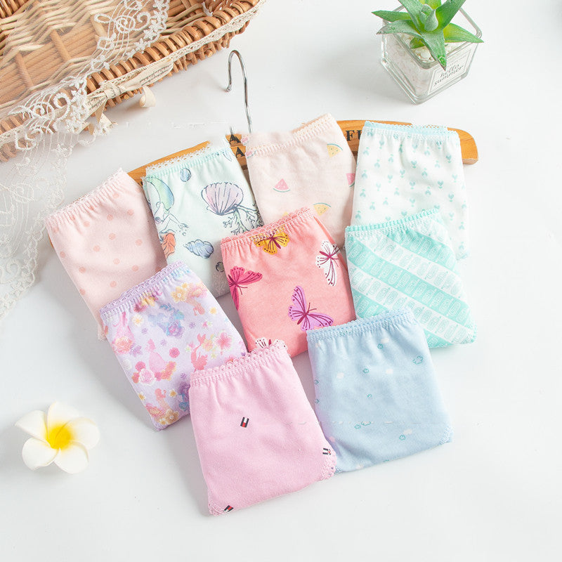 Discover adorable and comfortable children’s cotton underwear with floral prints. Soft, breathable, and perfect for everyday wear!