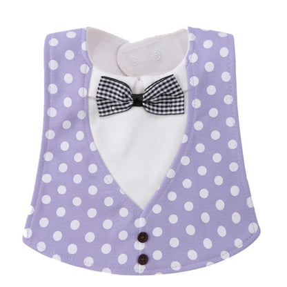 ✨ Luxe Gentleman Tuxedo Bib – Elegant & Waterproof Baby Bib ✨