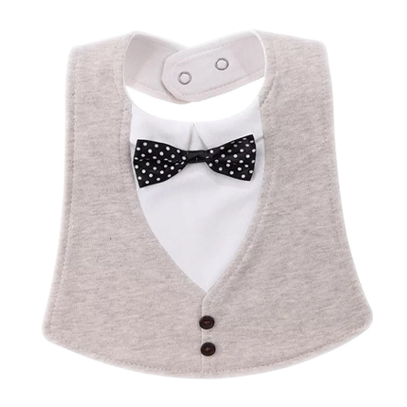 ✨ Luxe Gentleman Tuxedo Bib – Elegant & Waterproof Baby Bib ✨