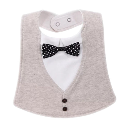 ✨ Luxe Gentleman Tuxedo Bib – Elegant & Waterproof Baby Bib ✨