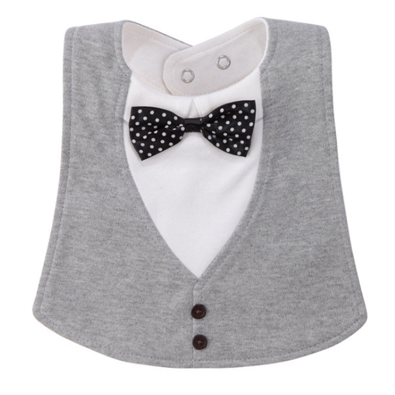 ✨ Luxe Gentleman Tuxedo Bib – Elegant & Waterproof Baby Bib ✨