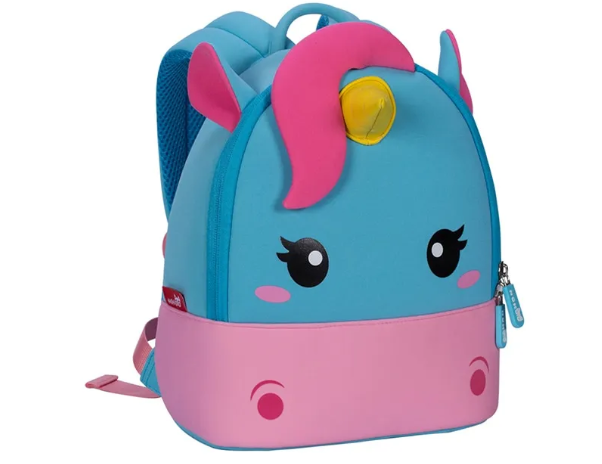 Make school fun with this adorable kids' backpack! Lightweight, waterproof, and perfect for school & daycare. Cute unicorn, bear & horse designs!
