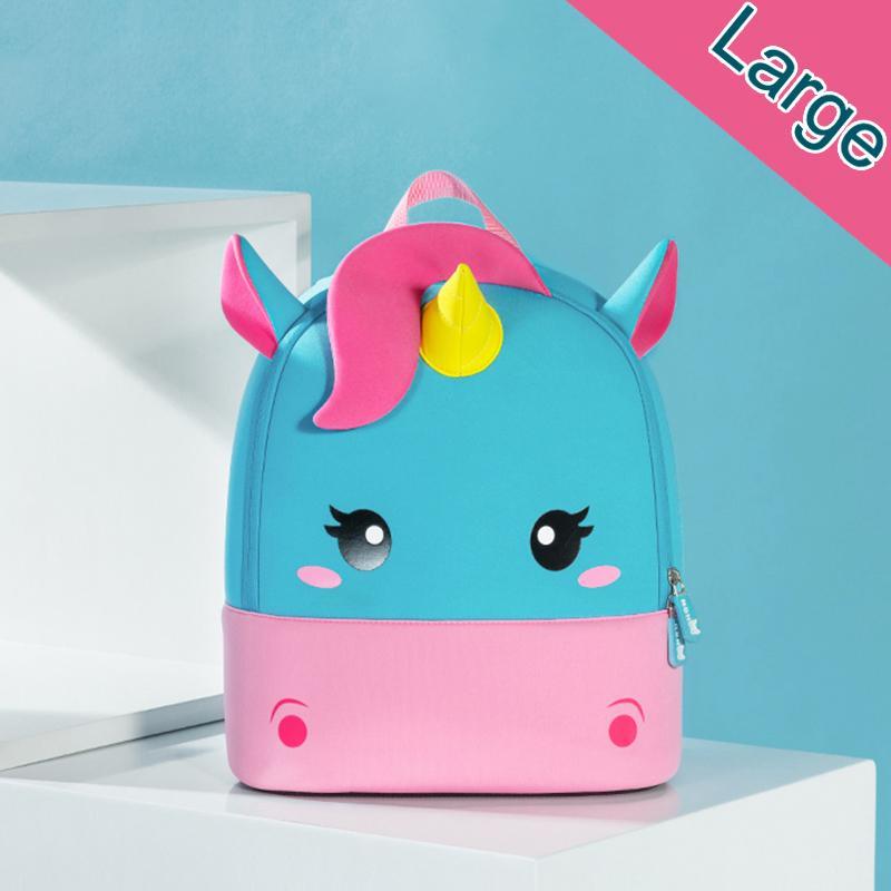Make school fun with this adorable kids' backpack! Lightweight, waterproof, and perfect for school & daycare. Cute unicorn, bear & horse designs!