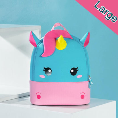 Make school fun with this adorable kids' backpack! Lightweight, waterproof, and perfect for school & daycare. Cute unicorn, bear & horse designs!