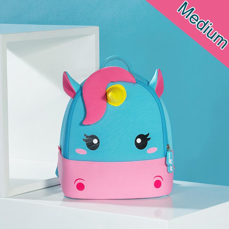 Make school fun with this adorable kids' backpack! Lightweight, waterproof, and perfect for school & daycare. Cute unicorn, bear & horse designs!