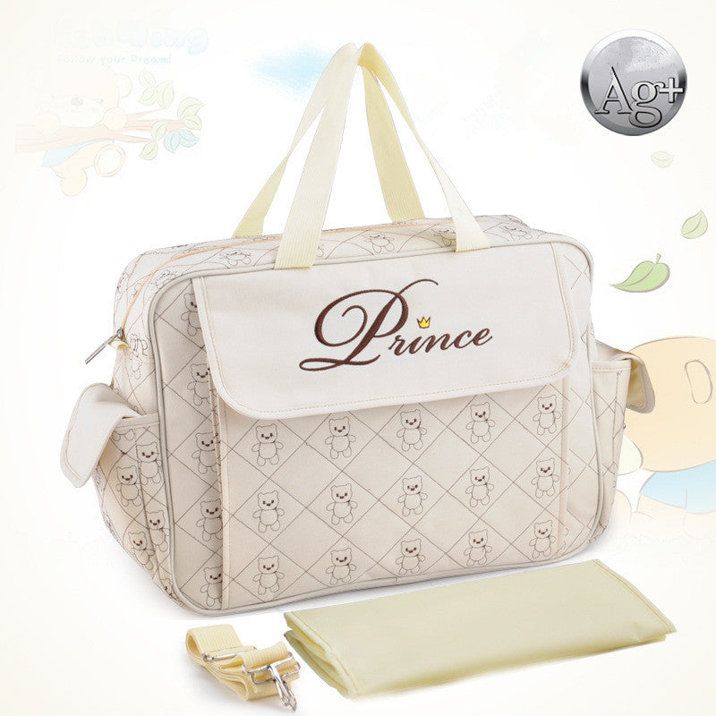 Stay organised on the go with this spacious, waterproof baby diaper bag. Stylish, functional, and designed for modern parents!