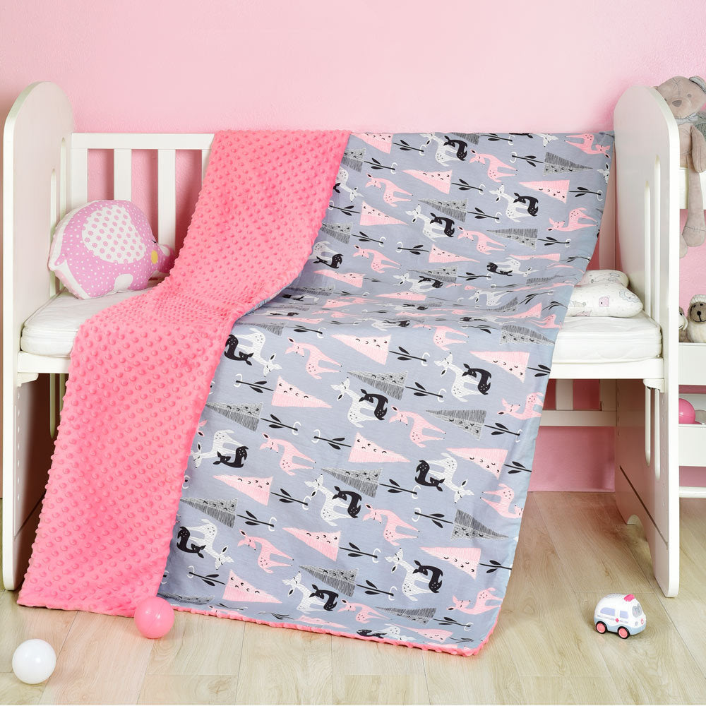 Wrap your little one in comfort with our premium double-layer cotton baby blanket. Ultra-soft, breathable & hypoallergenic. Perfect for cuddles, stroller outings & nurseries!