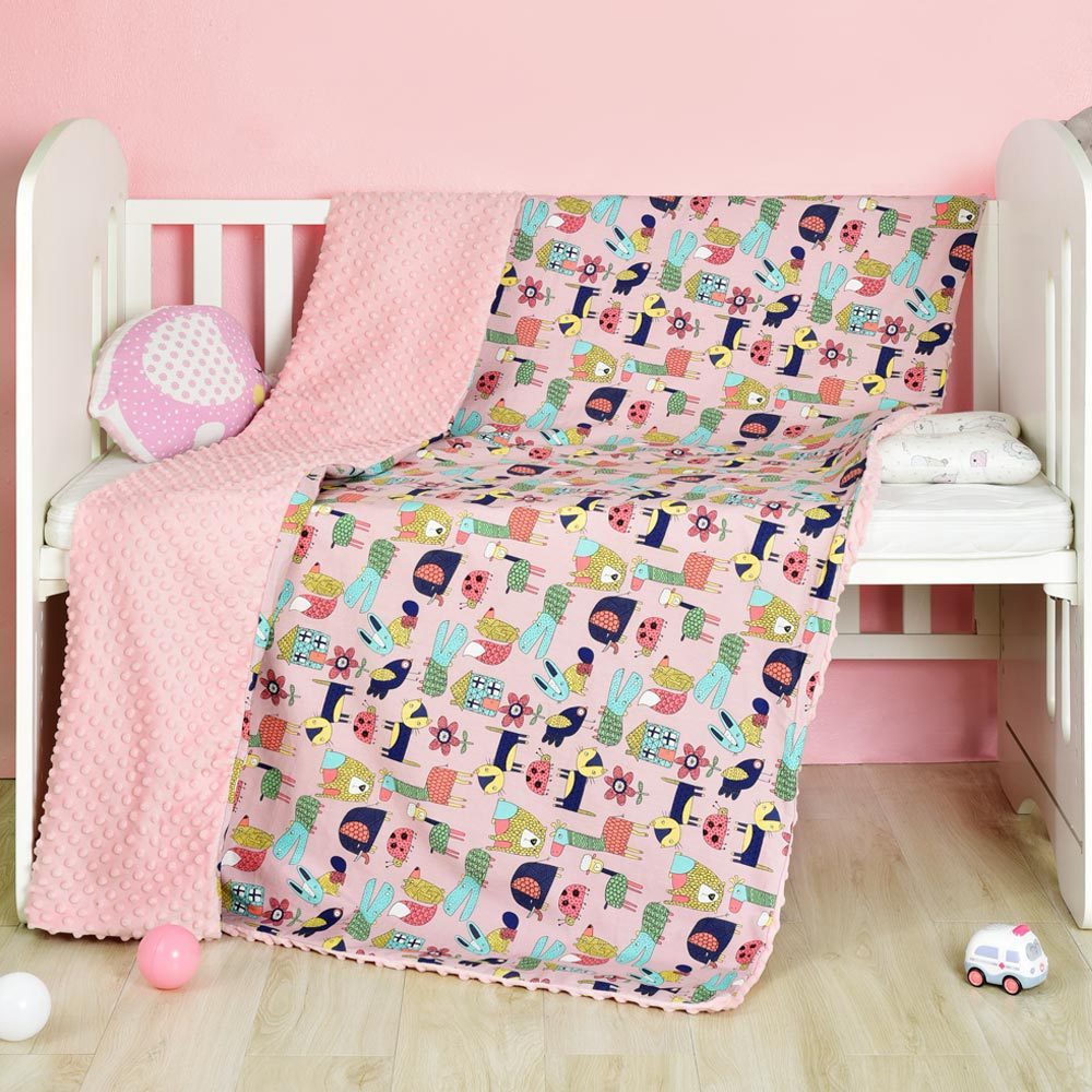 Wrap your little one in comfort with our premium double-layer cotton baby blanket. Ultra-soft, breathable & hypoallergenic. Perfect for cuddles, stroller outings & nurseries!
