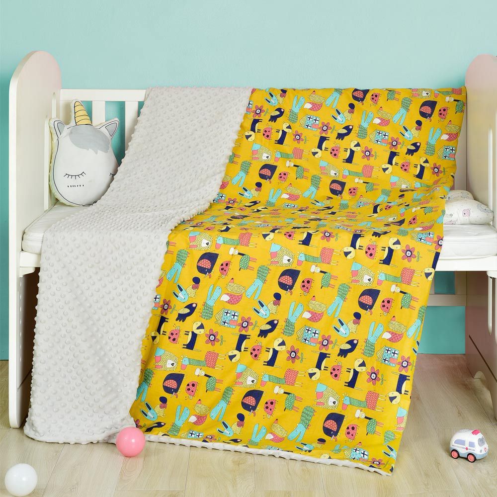 Wrap your little one in comfort with our premium double-layer cotton baby blanket. Ultra-soft, breathable & hypoallergenic. Perfect for cuddles, stroller outings & nurseries!