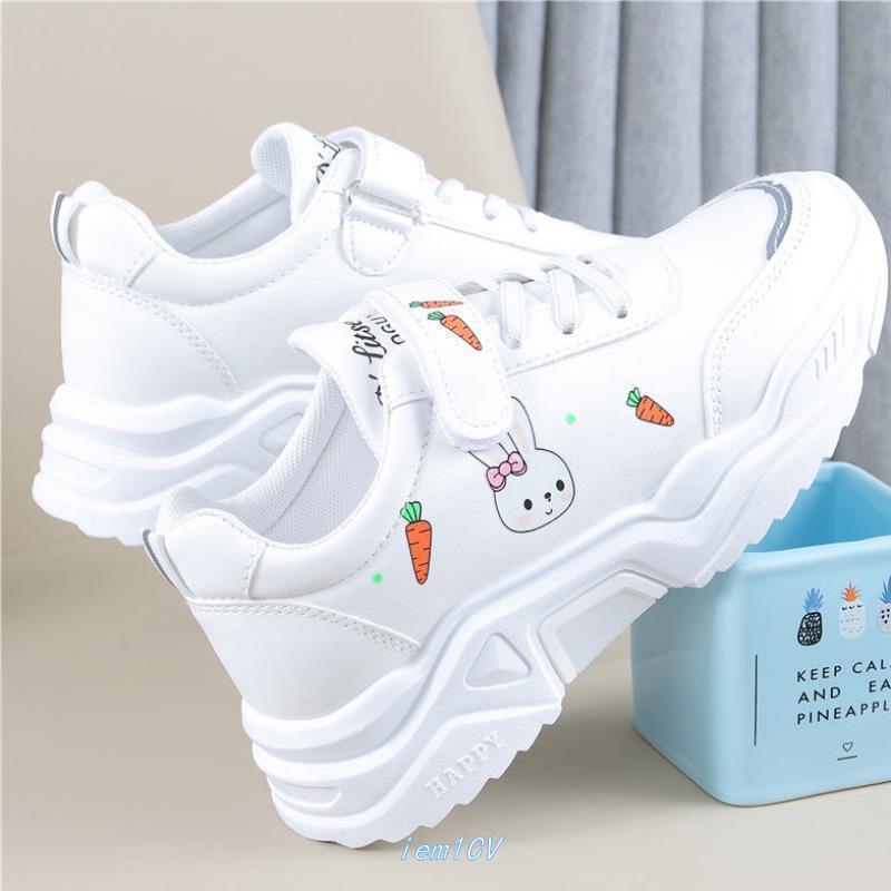 Step into cuteness with our Adorable Bunny Sneakers! Breathable PU material, cushioned support, and a playful bunny print make them perfect for active kids.