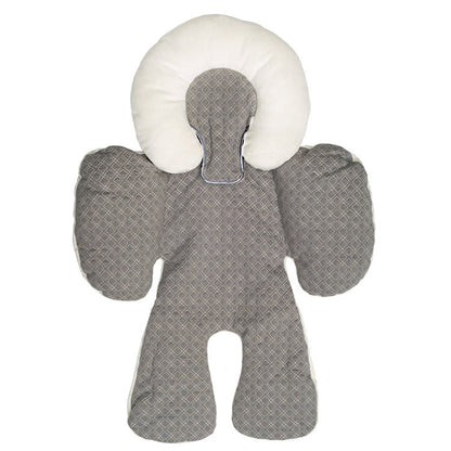 Ensure ultimate comfort & safety with the Luxe Baby Head & Body Support Cushion. Breathable, ergonomic & ultra-soft, perfect for strollers & car seats. 