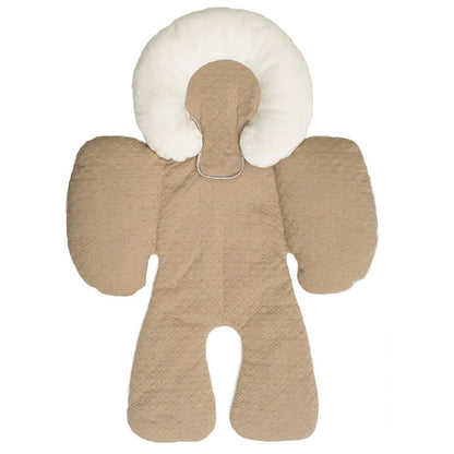 Ensure ultimate comfort & safety with the Luxe Baby Head & Body Support Cushion. Breathable, ergonomic & ultra-soft, perfect for strollers & car seats. 