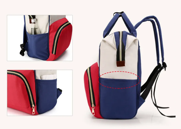 Stay organised on the go with our stylish, waterproof diaper backpack. Spacious compartments for all your baby essentials!