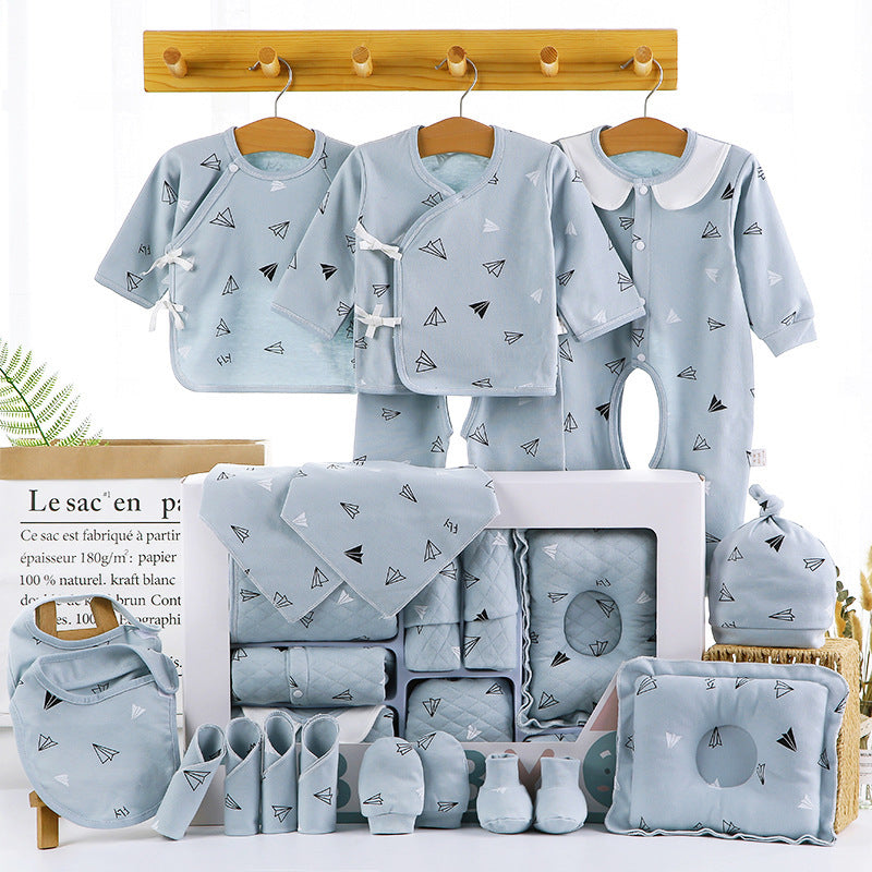 Welcome your little one with our luxury cotton newborn gift set—a premium collection of soft, breathable essentials in a beautifully designed keepsake box. The perfect baby shower gift!
