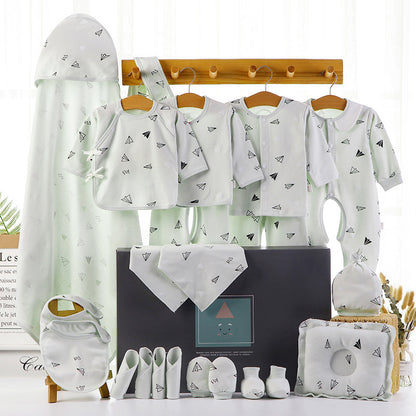 Welcome your little one with our luxury cotton newborn gift set—a premium collection of soft, breathable essentials in a beautifully designed keepsake box. The perfect baby shower gift!