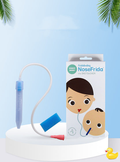 Say goodbye to baby congestion with the doctor-recommended FridaBaby NoseFrida! A safe, hygienic, and non-invasive nasal aspirator designed for newborns and toddlers. Easy to clean & BPA-free!