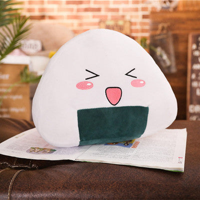 Snuggle up with this cute onigiri plush pillow! Super soft, huggable, and available in multiple sizes – the perfect cuddly companion or kawaii room décor.