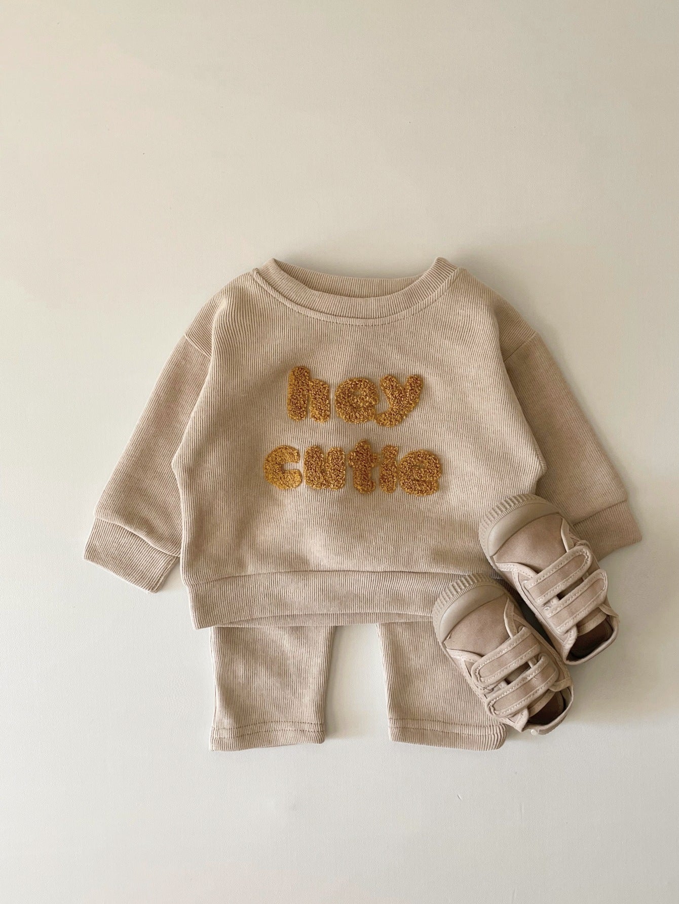Keep your baby warm & stylish with this adorable two-piece outfit. Soft, breathable & perfect for all-day comfort!