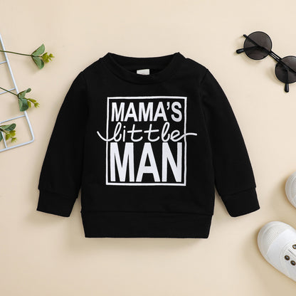 Keep your little one stylish & cozy with the Luxe "Mama’s Little Man" Cotton Sweatshirt! Soft, breathable & trendy, available in black, white & brown. 