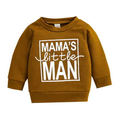 Keep your little one stylish & cozy with the Luxe "Mama’s Little Man" Cotton Sweatshirt! Soft, breathable & trendy, available in black, white & brown. 