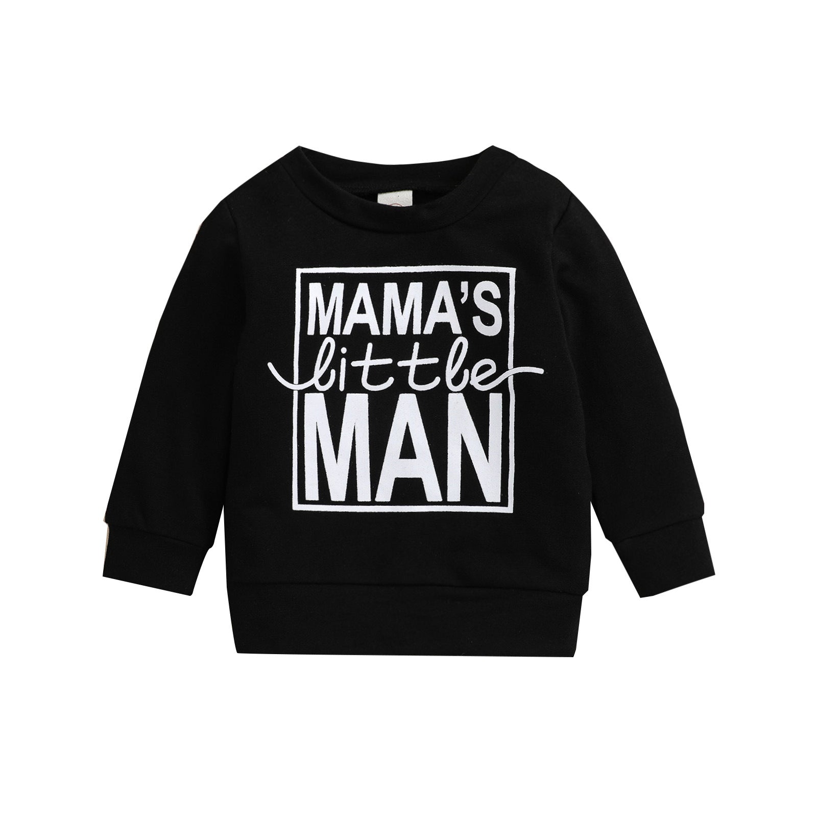 Keep your little one stylish & cozy with the Luxe "Mama’s Little Man" Cotton Sweatshirt! Soft, breathable & trendy, available in black, white & brown. 