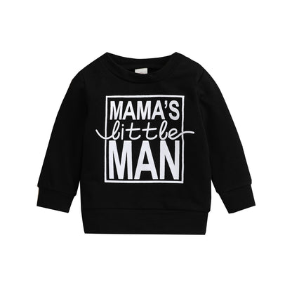 Keep your little one stylish & cozy with the Luxe "Mama’s Little Man" Cotton Sweatshirt! Soft, breathable & trendy, available in black, white & brown. 