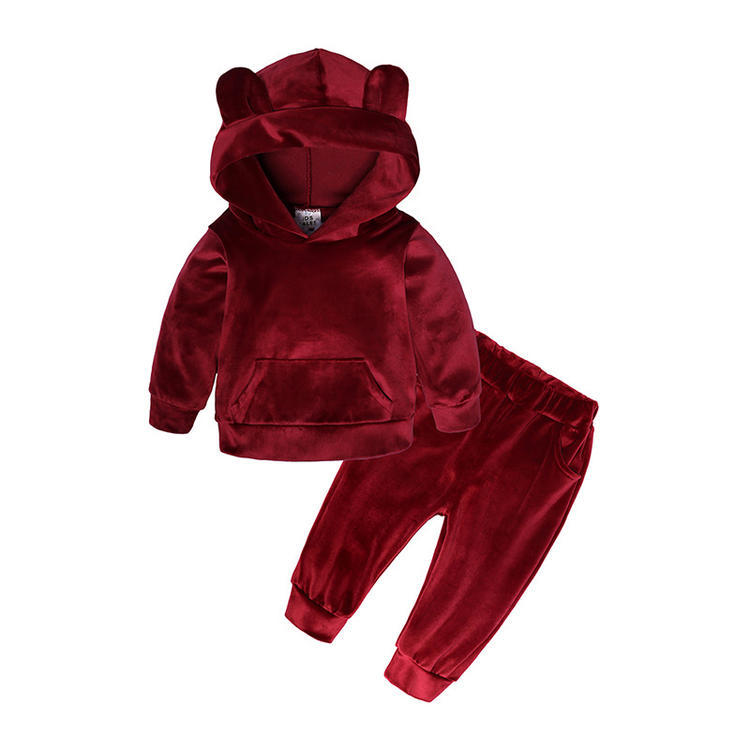 Keep your child warm & stylish with our luxe velour hoodie & jogger set. Plush, breathable & cozy for all-day comfort. Available now at Nova Bebe!