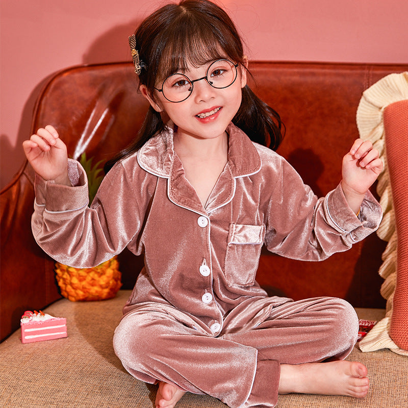 Elevate your child’s bedtime routine with our ultra-soft velvet pyjama set. Featuring breathable fabric, classic piping details, and a cozy fit. Perfect for stylish sleepwear!